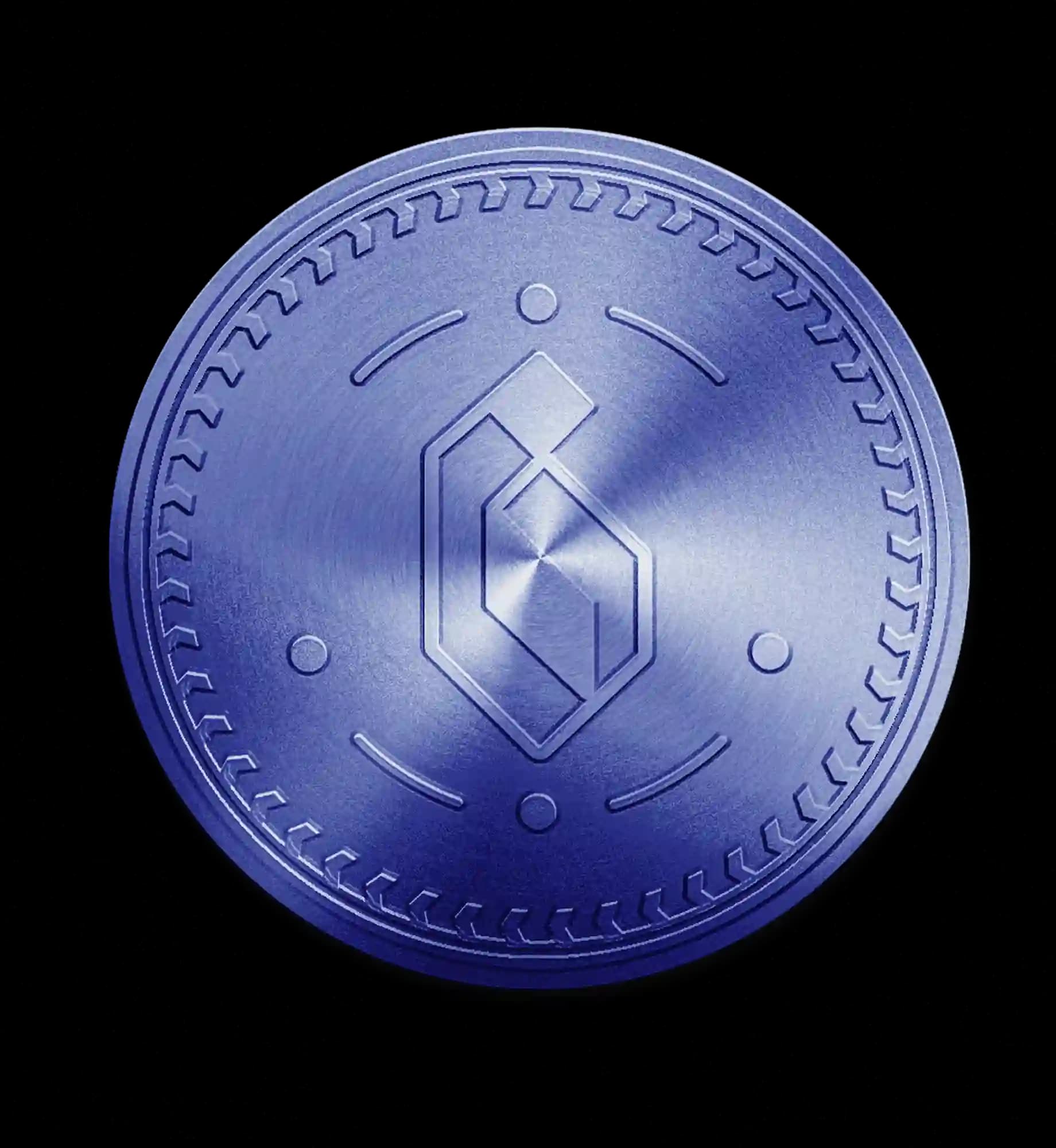 Moneda azul SYX